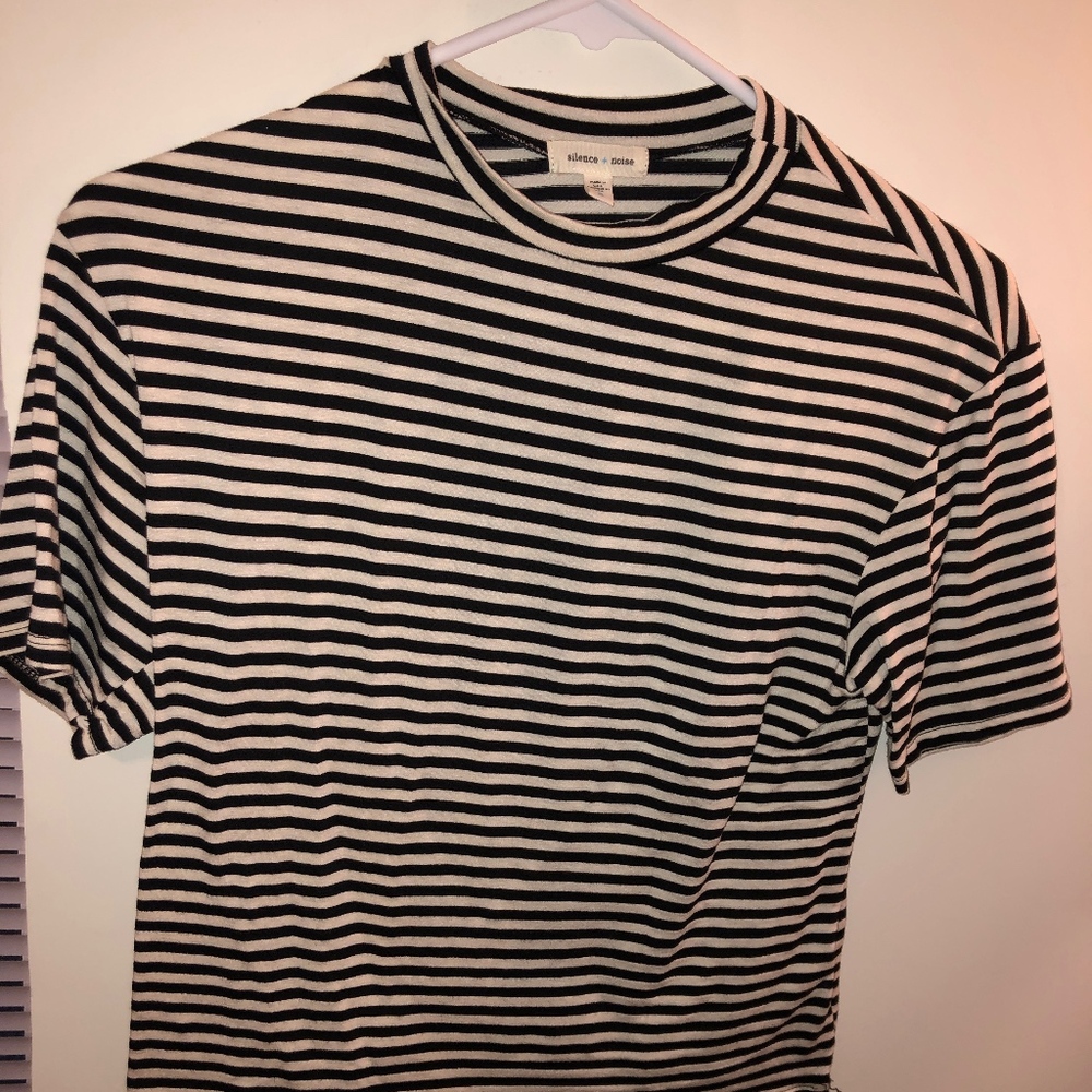 Silence + Noise Striped Shirt